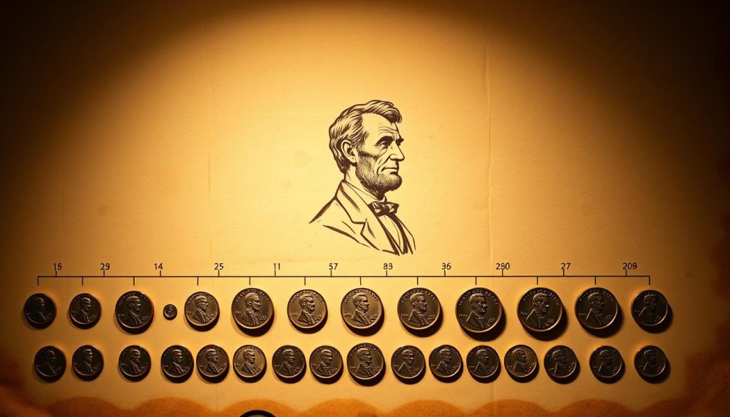 wheat penny timeline